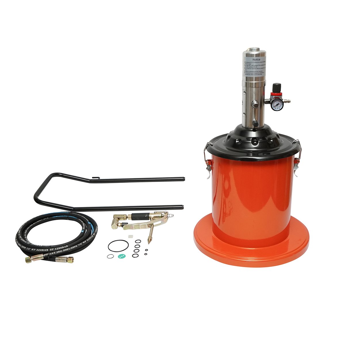 Pompa pentru gresat pneumatic 15L Breckner Germany